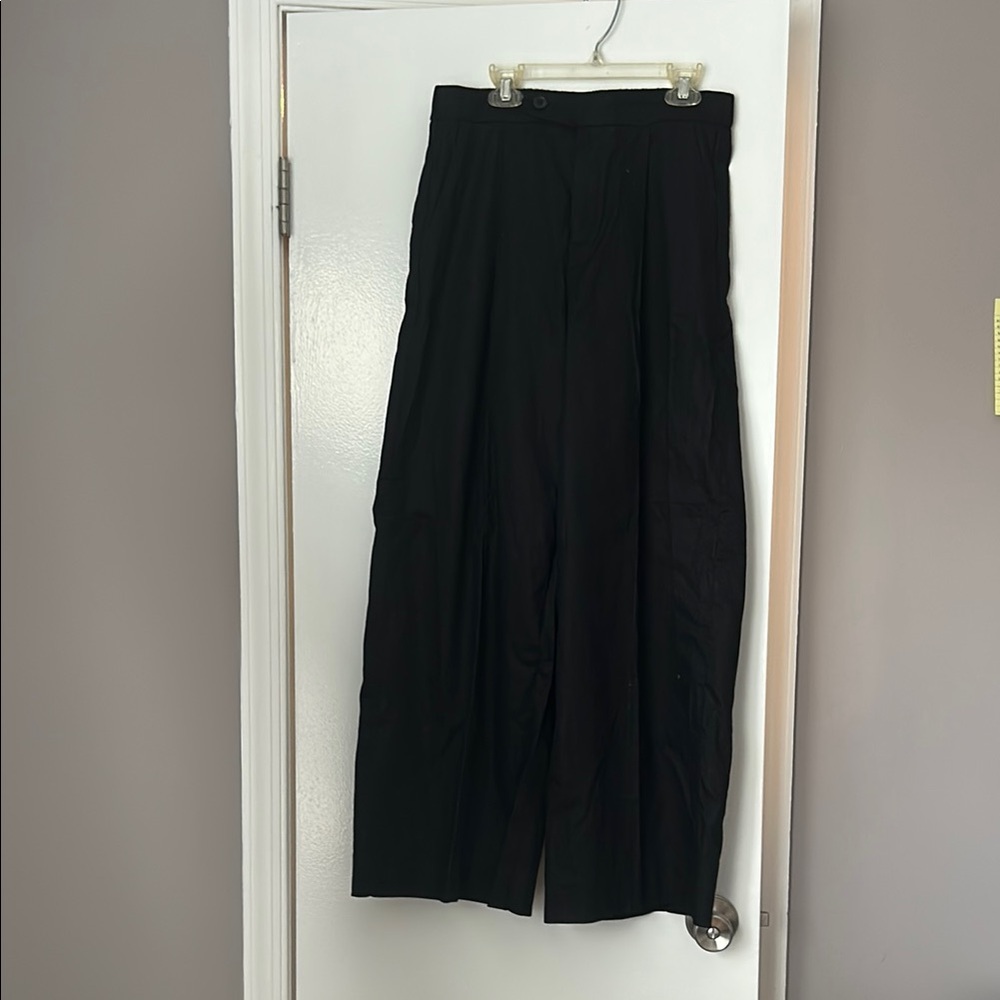 Banana Republic Black Wide-Leg Pants